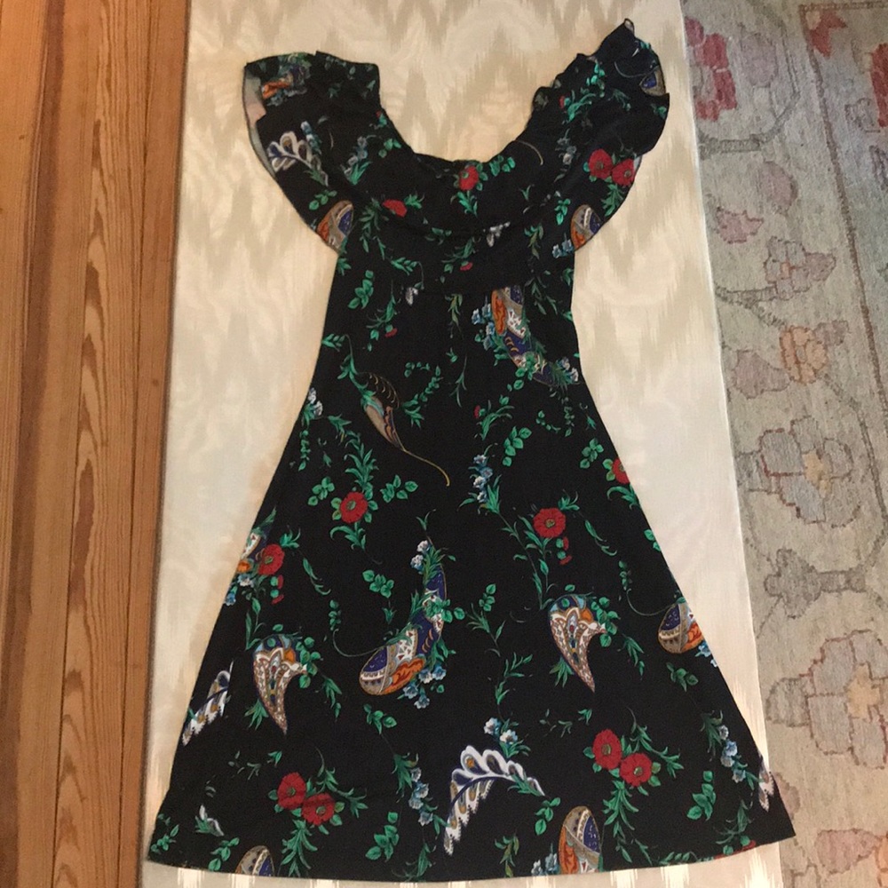 Silk Julie Brown Floral Dress